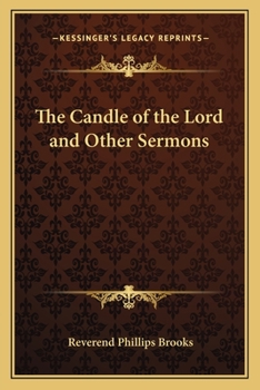 Paperback The Candle of the Lord and Other Sermons Book