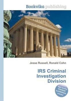 Paperback IRS Criminal Investigation Division Book