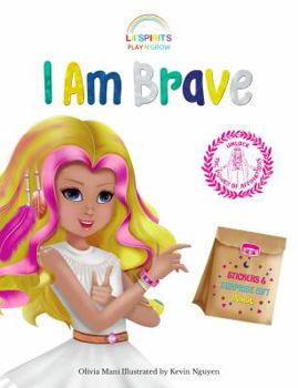 Lil' Spirits I Am Brave - The Magical World of Neve the Courageous - Books on Positive Thinking for Kids, Daily Positive Affirmations - Story About Bullying for Children - Stickers & Bracelet Inside