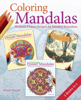 Paperback Coloring Mandalas 3-In-1 Pack Book