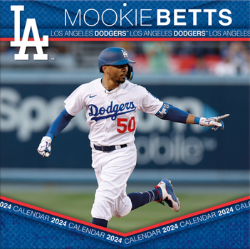 Calendar Los Angeles Dodgers Mookie Betts 2024 12x12 Player Wall Calendar Book