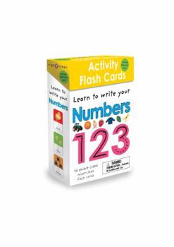 Cards Wipe Clean: Activity Flash Cards Numbers [With Wipe Clean Pen] Book