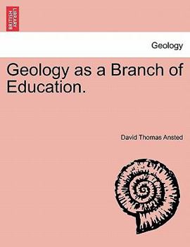 Paperback Geology as a Branch of Education. Book