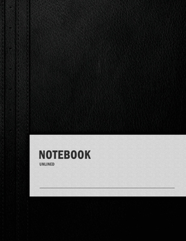 Paperback Unlined Notebook: 100 pages Unruled Blank Notebook Book