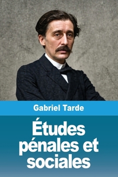 Paperback Études pénales et sociales [French] Book