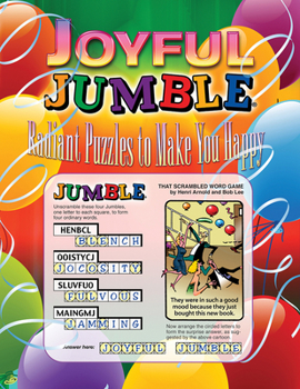 Paperback Joyful Jumble(r): Radiant Puzzles to Make You Happy Book