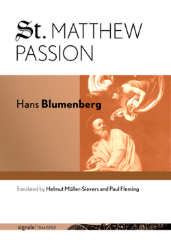 Matthäuspassion - Book  of the signale|TRANSFER: German Thought in Translation