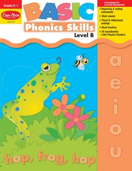 Paperback Basic Phonics Skills, Kindergarten - Grade 1 (Level B) Teacher Resource Book