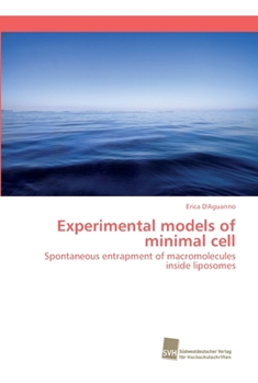 Paperback Experimental models of minimal cell Book