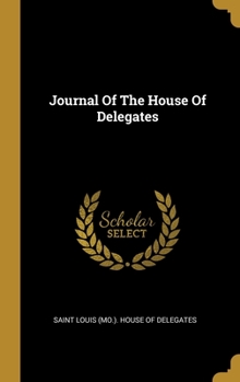 Hardcover Journal Of The House Of Delegates Book