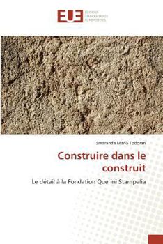 Paperback Construire Dans Le Construit [French] Book