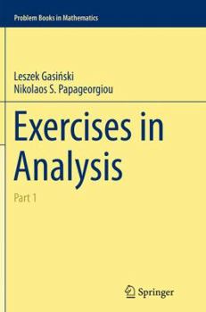 Paperback Exercises in Analysis: Part 1 Book