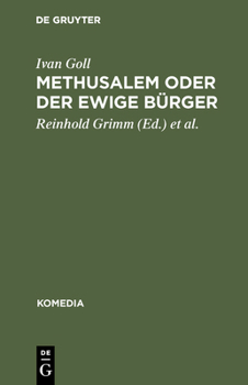 Hardcover Methusalem oder Der ewige Bürger [German] Book