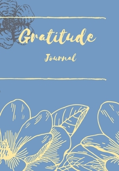 Paperback Gratitude Journal: Make Gratitude Your Attitude Light Blue with Black Sketched Plant Book