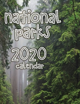 Paperback National Parks 2020 Calendar Book