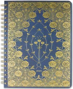Hardcover 2020 Desk Calendar Gilded Rosettes Book