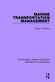Hardcover Marine Transportation Management Book
