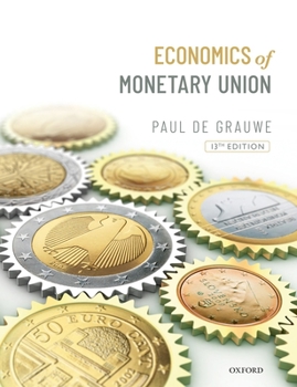 Paperback Economics of the Monetary Union Book