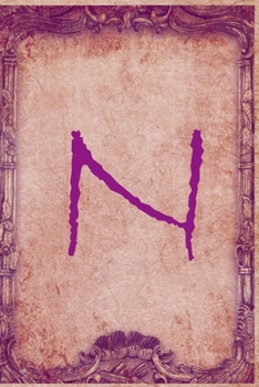 Letter N : Vintage Monogram Journal / Notebook, Initial Vintage Capital Letter Notebook For Writing And Keeping Notes: Blank lined journal diary notebook Size at 6 x 9 with 120 pages