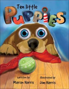 Hardcover Ten Little Puppies (Eyeball Animation) Book