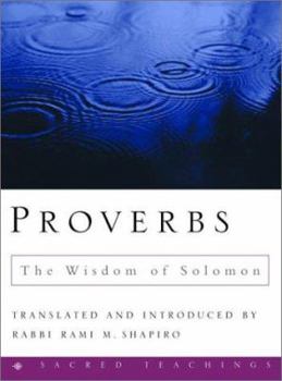 Hardcover Proverbs: The Wisdom of Solomon Book