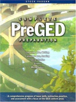 Paperback Steck-Vaughn Pre-GED: Student Edition Complete Pre-GED Preparation 2004 Book