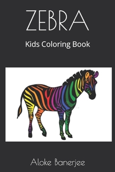 Paperback Zebra: Kids Coloring Book