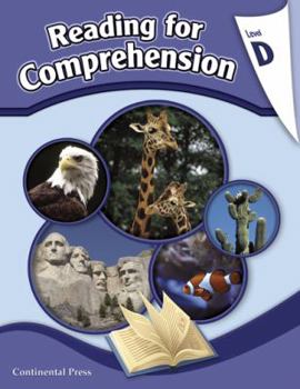 Paperback Reading Comprehension Workbook: Reading for Comprehension, Level D - 4th Grade Book