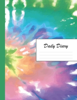 Daily Diary: Blank 2020 Journal Entry Writing Paper for Each Day of the Year | Tie Dye Graphic Pattern Design | January 20 - December 20 | 366 Dated ... Your Life, Set Goals & Get Things Done