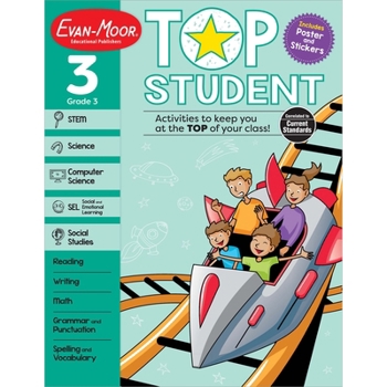 Paperback Top Student, Grade 3 Book