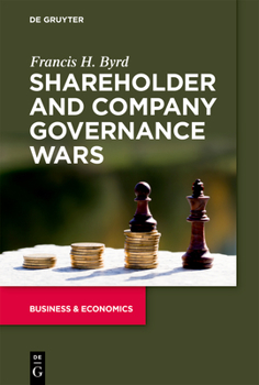Paperback Shareholder and Company Governance Wars Book