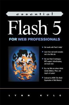 Paperback Essential Flash 5 for Web Professionals Book