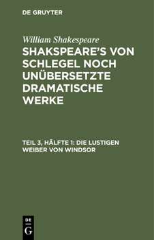 Hardcover Die Lustigen Weiber Von Windsor [German] Book
