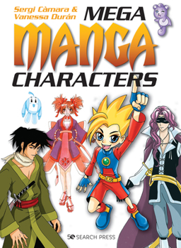 Paperback Mega Manga Characters Book