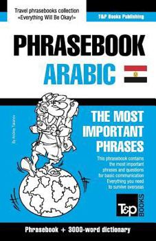 Paperback English-Egyptian Arabic phrasebook and 3000-word topical vocabulary Book