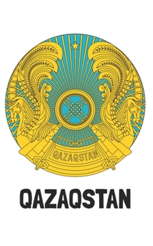 Qazaqstan: Handy journal notebook diary with blank lined paper to write in (Europe)