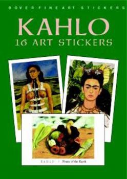 Paperback Kahlo: 16 Art Stickers Book