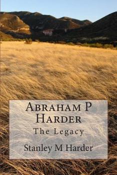 Paperback Abraham P Harder - The Legacy Book