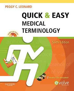 Spiral-bound Quick & Easy Medical Terminology [With 2 CDs] Book