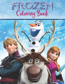 Paperback Frozen Coloring Book: frozen color and activity books - 25 Pages, Size - 6" x 9" Book