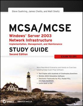 Paperback McSa / McSe: Windows Server 2003 Network Infrastructure Implementation, Management, and Maintenance Study Guide: Exam 70-291 [With CDROM] Book