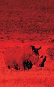 Paperback Alive! white rhino - Red dutotone - Photo Art Notebooks (5 x 8 series) Book