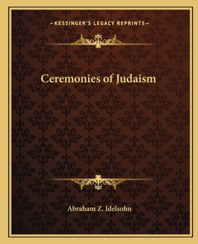 Paperback Ceremonies of Judaism Book
