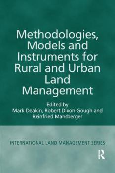 Paperback Methodologies, Models and Instruments for Rural and Urban Land Management Book