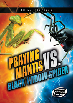 Library Binding Praying Mantis vs. Black Widow Spider Book