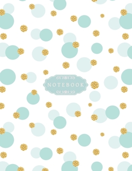 Notebook: Glitter Polka Dot Notebook : Cute gift for Women and Girls | 8.5 x 11 – 110 College-ruled - Journal, Notebook, Diary, Composition Book