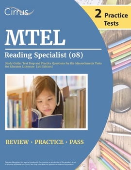 Paperback MTEL Reading Specialist (08) Study Guide: Test Prep and Practice Questions for the Massachusetts Tests for Educator Licensure [3rd Edition] Book