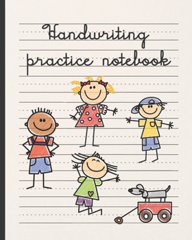 HANDWRITING PRACTICE NOTEBOOK: CUTE WRITING PRACTICE PAPER WITH DOTTED LINED SHEETS |  PERFECT SIZE FOR YOUR SCHOOL BAG  | K-3, PRESCHOOL,  PREK, ... SCHOOL WORKBOOK FOR KIDS STUDENTS |