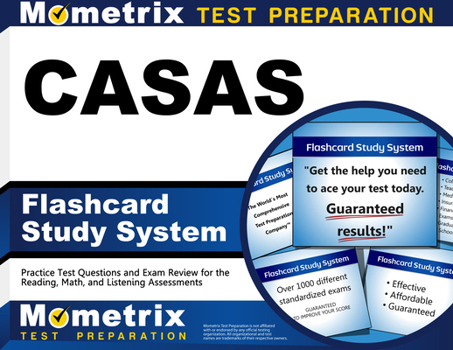 Misc. Casas Flashcard Study System: Practice Test Questions and Exam Review for the Reading and Math Assessments Book