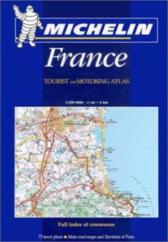 Hardcover Michelin France Tourist And Motoring Atlas Book